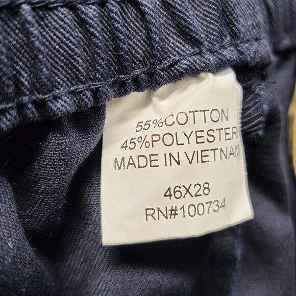 Falcon Bay Mens Pants Platinum Plus 46X28 (Fit 44 X 28 ) Baggy Relaxed Wide Leg - Picture 6 of 16